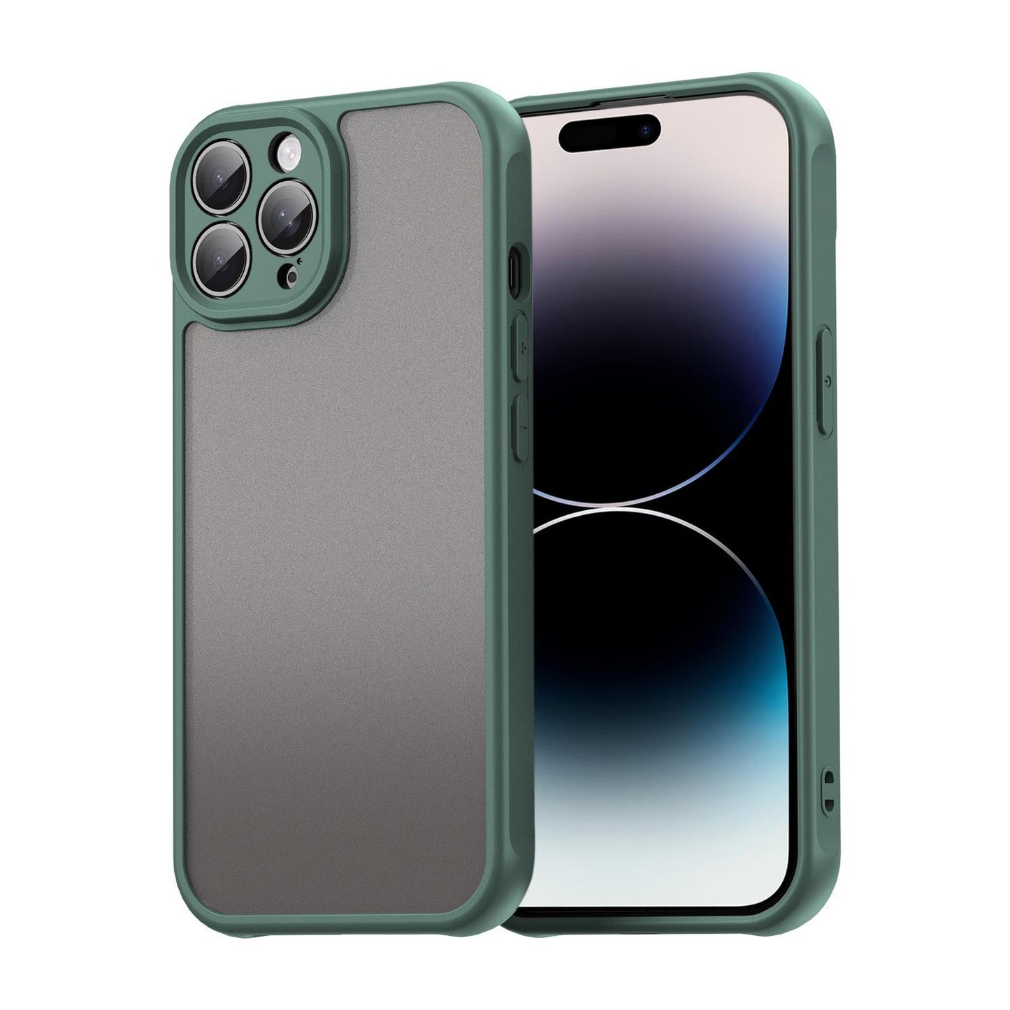 Apple iPhone 14 Pro TPU Hybrid PC Frosted Phone Case with Durable Scratch, Dirt & Wear Protection, Precise Cutouts, Lightweight Easy-Fit Slim Cover
