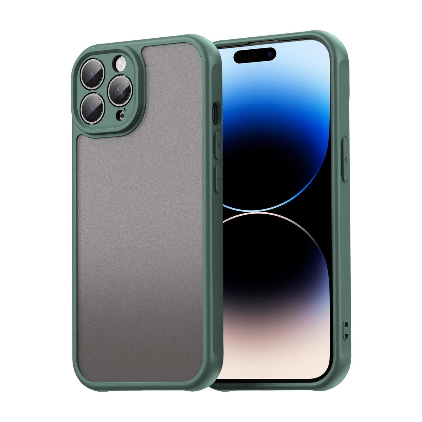 Apple iPhone 14 Pro Max TPU Hybrid PC Frosted Phone Case with Durable Scratch, Dirt & Wear Protection, Precise Cutouts, Lightweight Easy-Fit Slim Cover