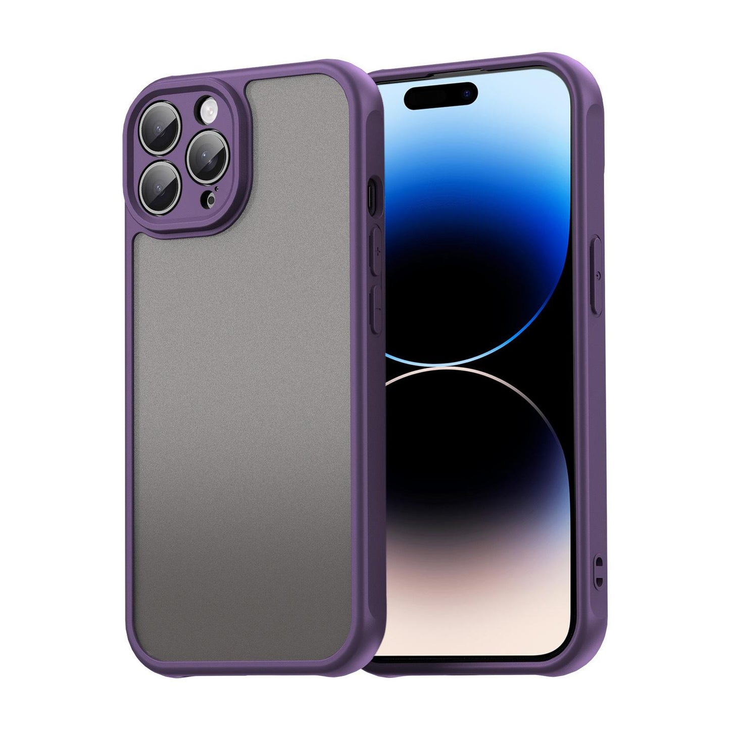 Apple iPhone 14 Pro Max TPU Hybrid PC Frosted Phone Case with Durable Scratch, Dirt & Wear Protection, Precise Cutouts, Lightweight Easy-Fit Slim Cover