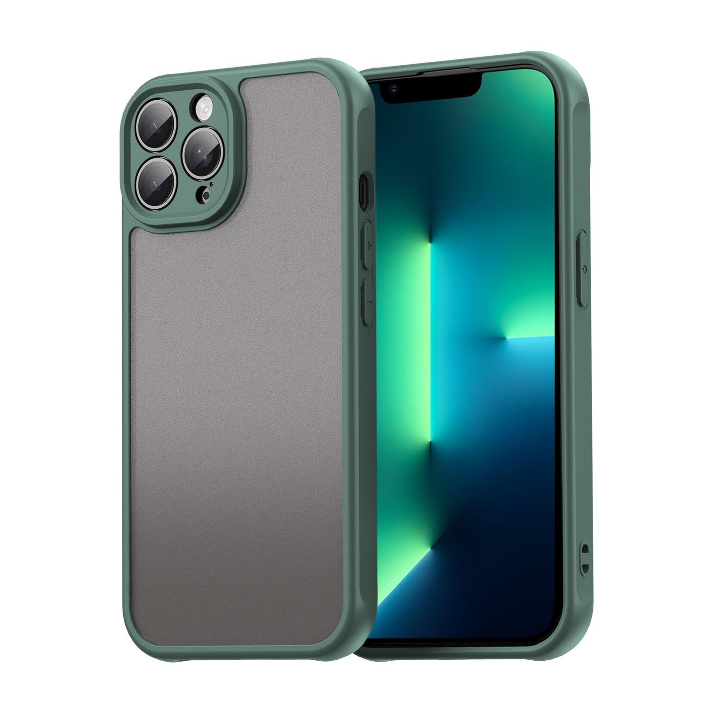 Apple iPhone 13 Pro Max TPU Hybrid PC Frosted Phone Case with Durable Scratch, Dirt & Wear Protection, Precise Cutouts, Lightweight Easy-Fit Slim Cover