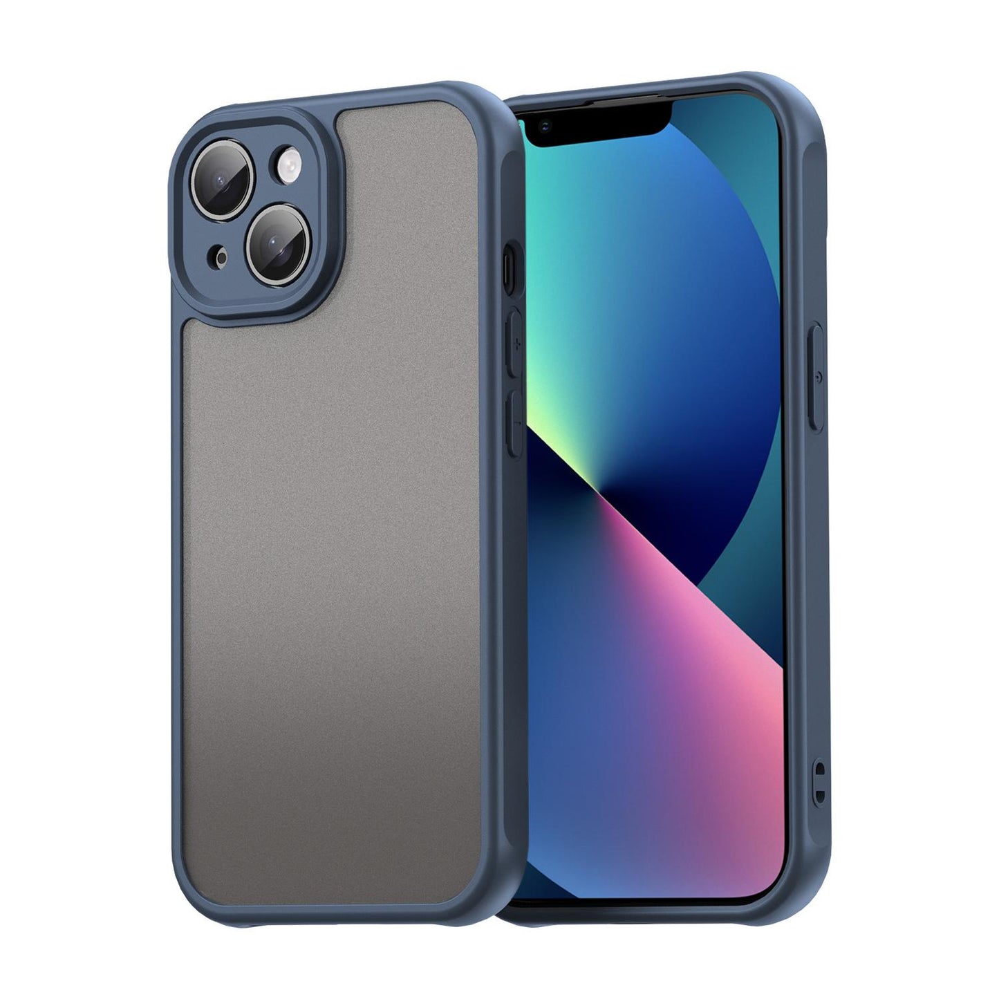 Apple iPhone 13 TPU Hybrid PC Frosted Phone Case with Durable Scratch, Dirt & Wear Protection, Precise Cutouts, Lightweight Easy-Fit Slim Cover