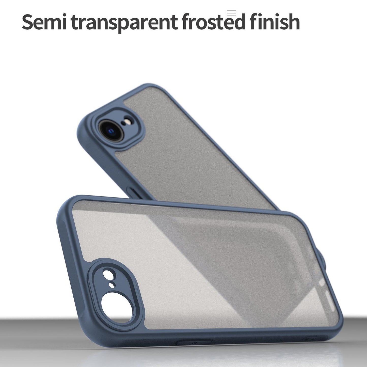 Apple iPhone 17e TPU Hybrid PC Frosted Phone Case with Durable Scratch, Dirt & Wear Protection, Precise Cutouts, Lightweight Easy-Fit Slim Cover