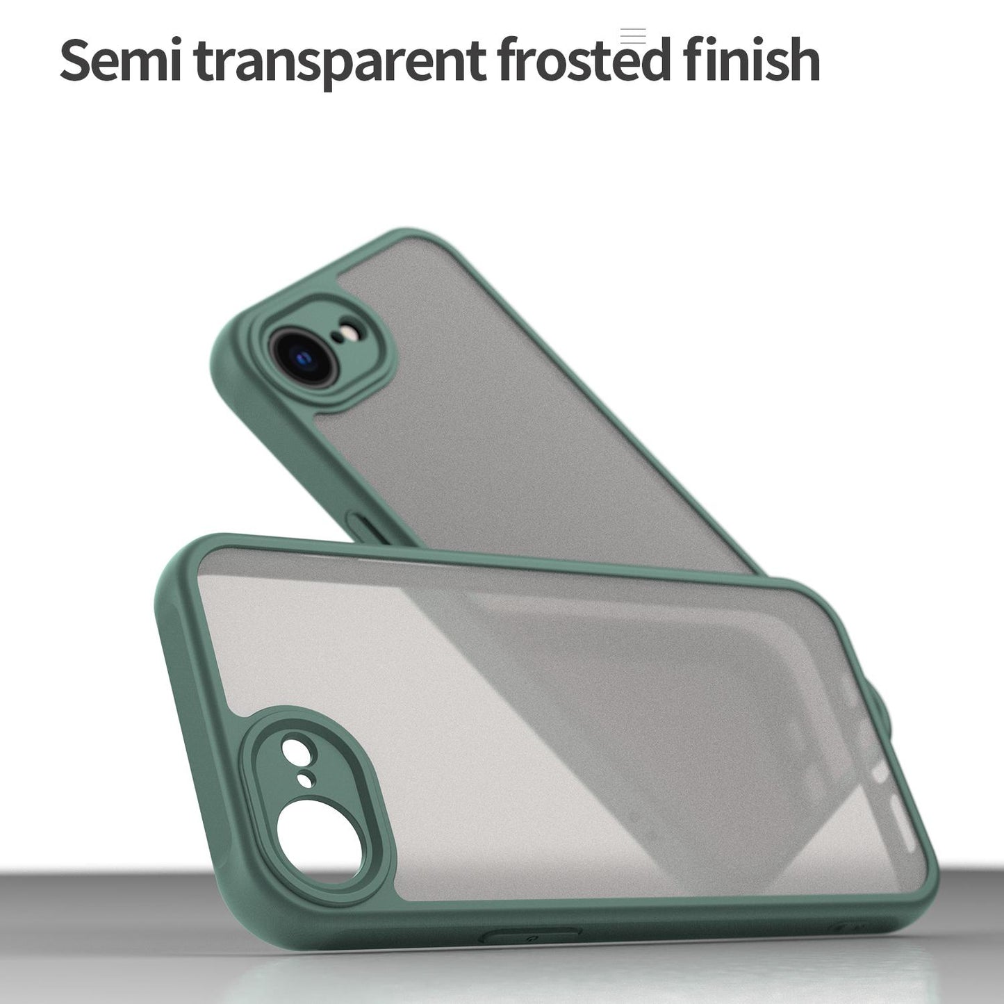 Apple iPhone 17e TPU Hybrid PC Frosted Phone Case with Durable Scratch, Dirt & Wear Protection, Precise Cutouts, Lightweight Easy-Fit Slim Cover