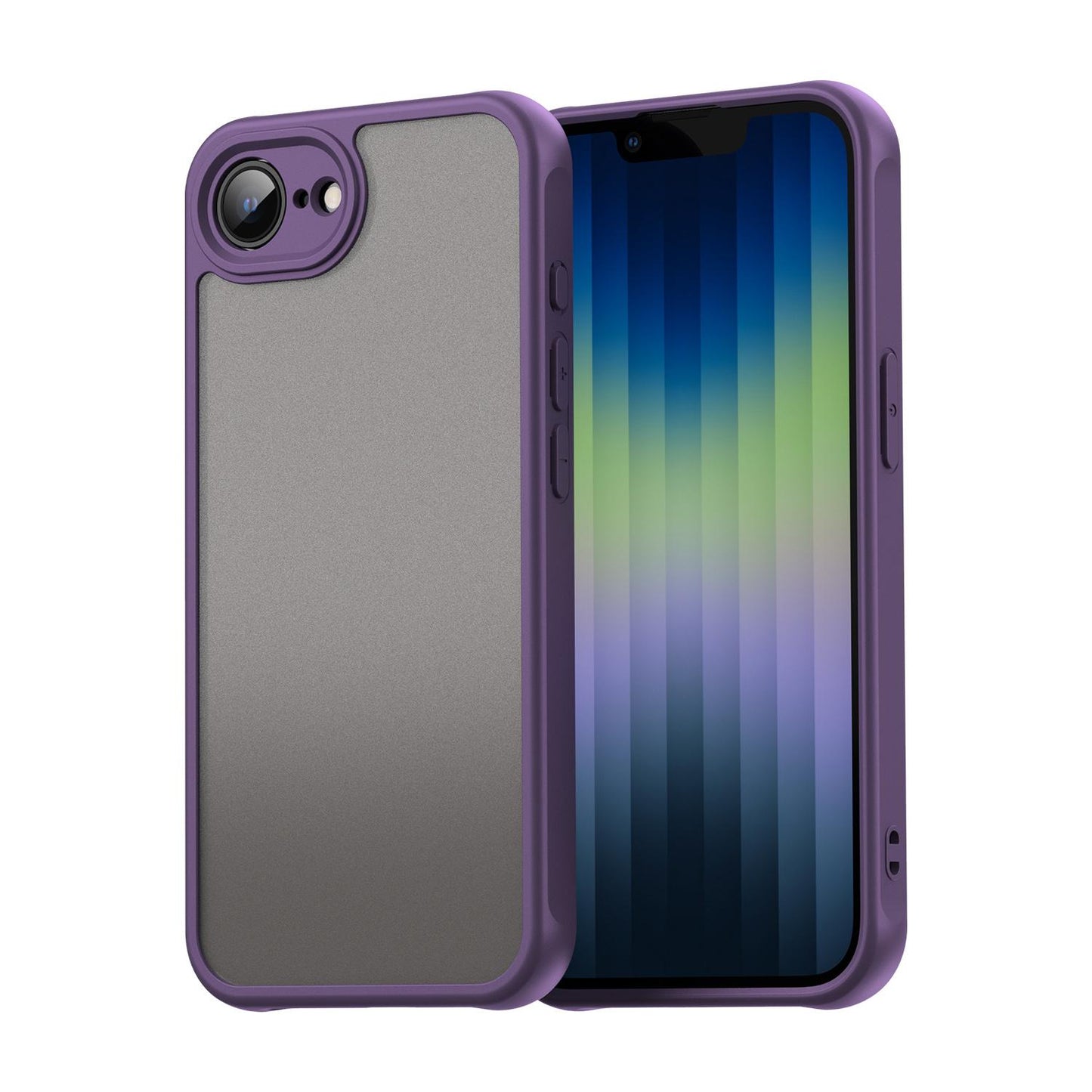 Apple iPhone 17e TPU Hybrid PC Frosted Phone Case with Durable Scratch, Dirt & Wear Protection, Precise Cutouts, Lightweight Easy-Fit Slim Cover