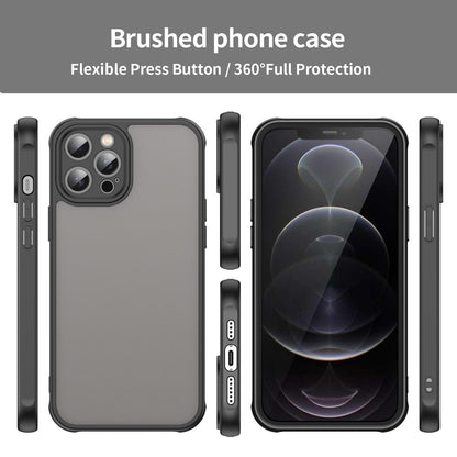 Apple iPhone 12 Pro Max TPU Hybrid PC Frosted Phone Case with Durable Scratch, Dirt & Wear Protection, Precise Cutouts, Lightweight Easy-Fit Slim Cover