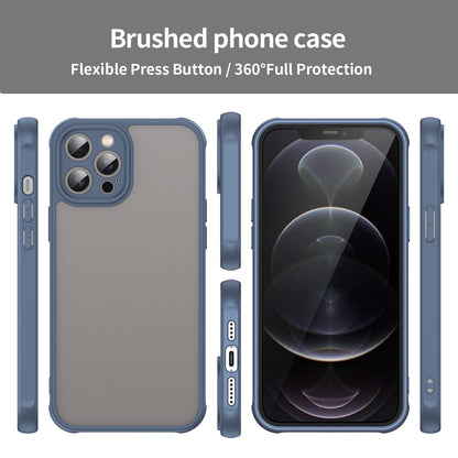 Apple iPhone 12 Pro Max TPU Hybrid PC Frosted Phone Case with Durable Scratch, Dirt & Wear Protection, Precise Cutouts, Lightweight Easy-Fit Slim Cover