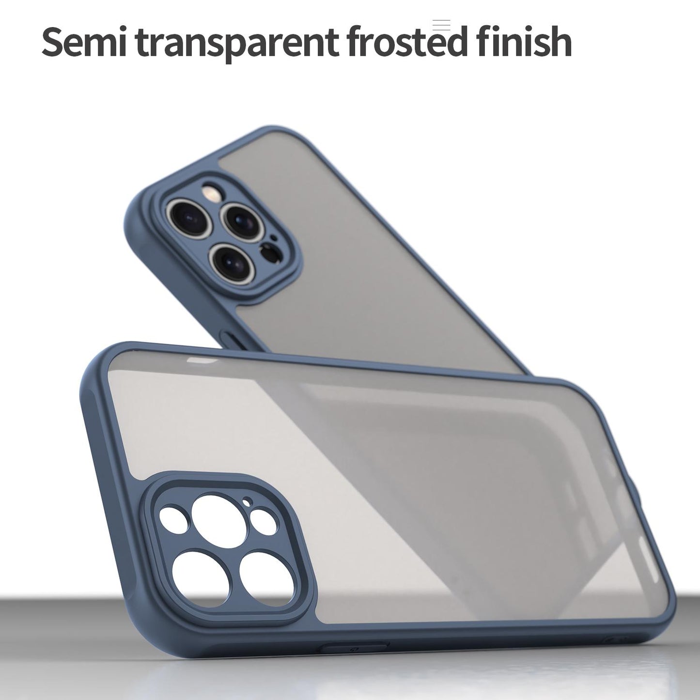 Apple iPhone 12 Pro Max TPU Hybrid PC Frosted Phone Case with Durable Scratch, Dirt & Wear Protection, Precise Cutouts, Lightweight Easy-Fit Slim Cover