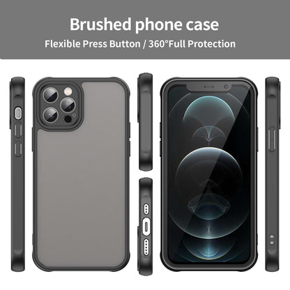 Apple iPhone 12 Pro TPU Hybrid PC Frosted Phone Case with Durable Scratch, Dirt & Wear Protection, Precise Cutouts, Lightweight Easy-Fit Slim Cover