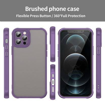 Apple iPhone 12 Pro TPU Hybrid PC Frosted Phone Case with Durable Scratch, Dirt & Wear Protection, Precise Cutouts, Lightweight Easy-Fit Slim Cover