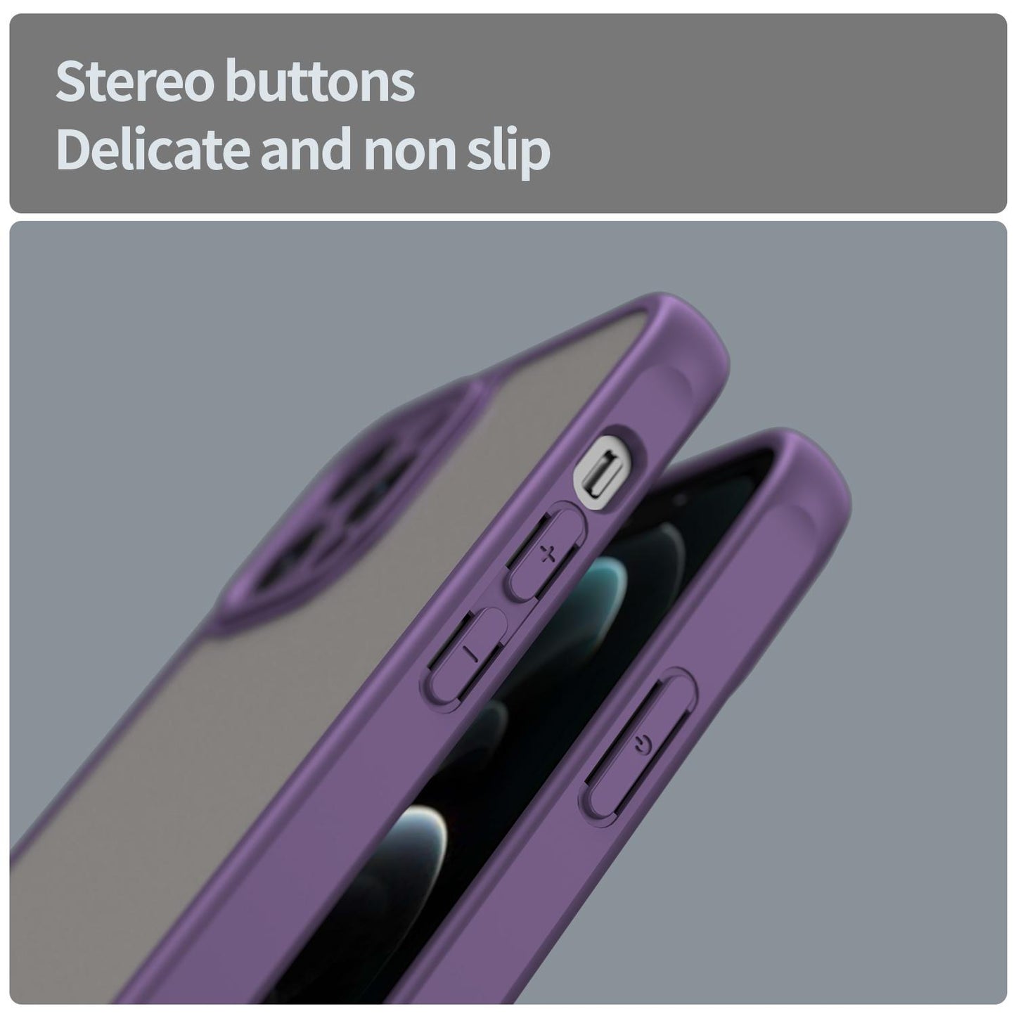 Apple iPhone 12 Pro TPU Hybrid PC Frosted Phone Case with Durable Scratch, Dirt & Wear Protection, Precise Cutouts, Lightweight Easy-Fit Slim Cover