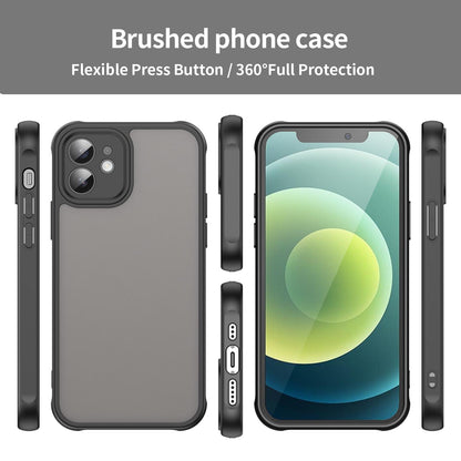 Apple iPhone 12 TPU Hybrid PC Frosted Phone Case with Durable Scratch, Dirt & Wear Protection, Precise Cutouts, Lightweight Easy-Fit Slim Cover