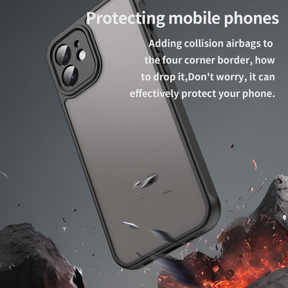 Apple iPhone 12 TPU Hybrid PC Frosted Phone Case with Durable Scratch, Dirt & Wear Protection, Precise Cutouts, Lightweight Easy-Fit Slim Cover