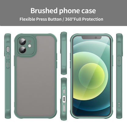Apple iPhone 12 TPU Hybrid PC Frosted Phone Case with Durable Scratch, Dirt & Wear Protection, Precise Cutouts, Lightweight Easy-Fit Slim Cover