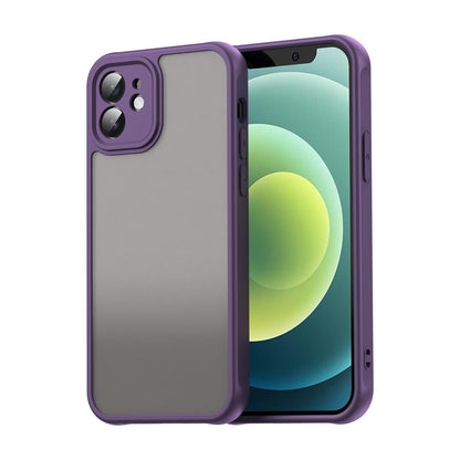 Apple iPhone 12 TPU Hybrid PC Frosted Phone Case with Durable Scratch, Dirt & Wear Protection, Precise Cutouts, Lightweight Easy-Fit Slim Cover