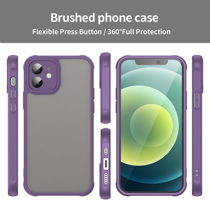 Apple iPhone 12 TPU Hybrid PC Frosted Phone Case with Durable Scratch, Dirt & Wear Protection, Precise Cutouts, Lightweight Easy-Fit Slim Cover
