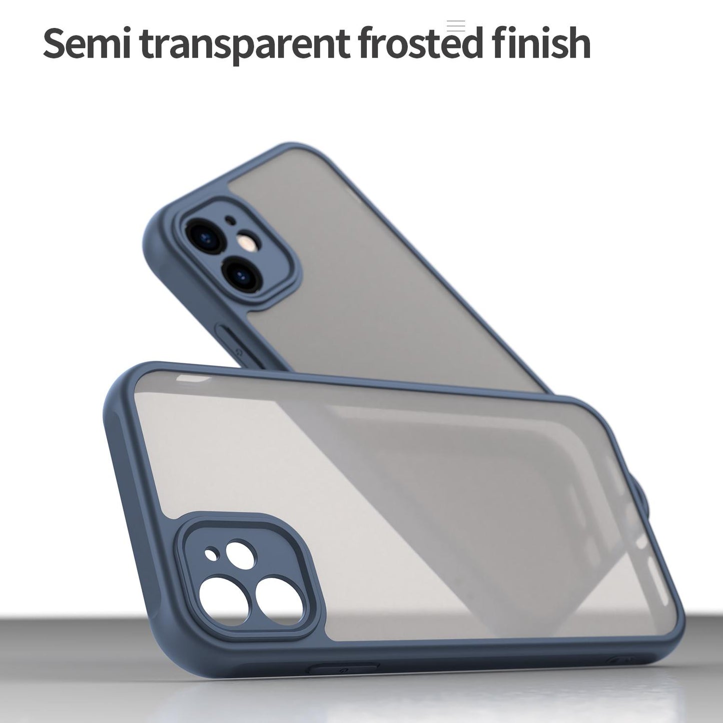 Apple iPhone 11 TPU Hybrid PC Frosted Phone Case with Durable Scratch, Dirt & Wear Protection, Precise Cutouts, Lightweight Easy-Fit Slim Cover