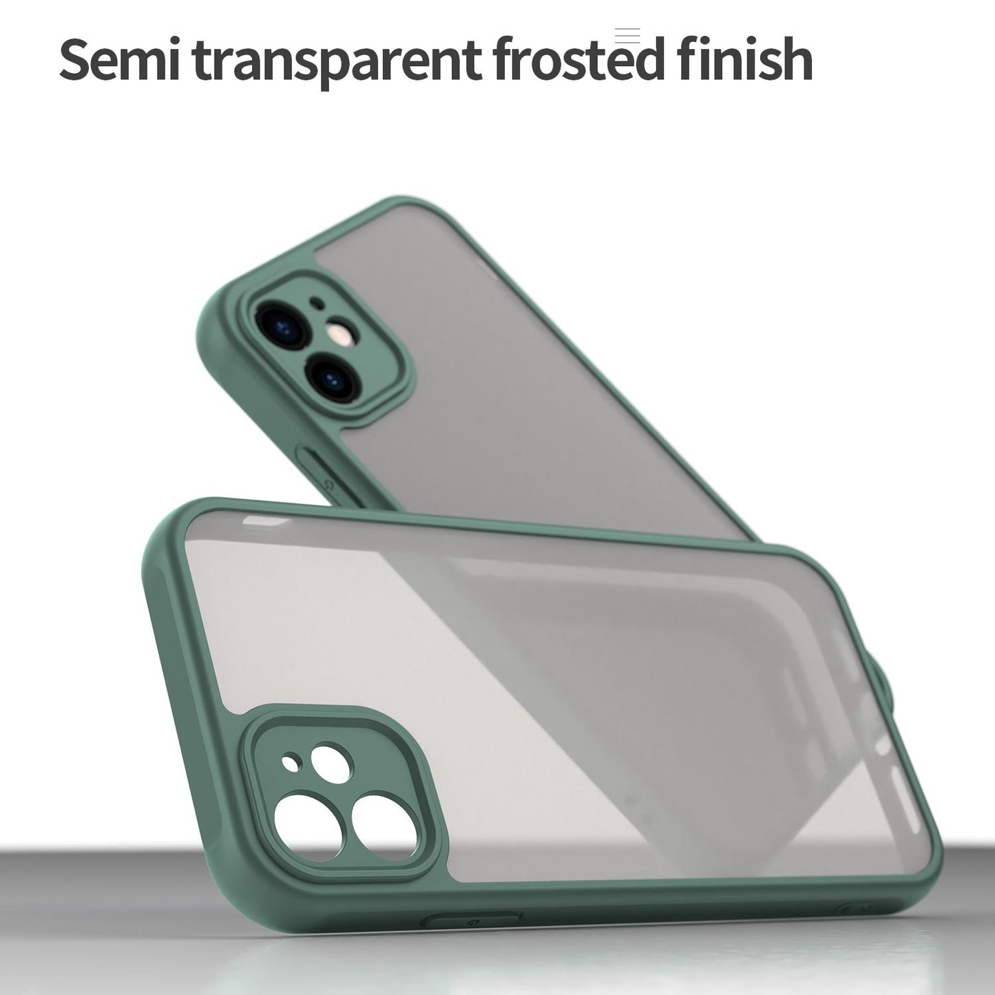 Apple iPhone 11 TPU Hybrid PC Frosted Phone Case with Durable Scratch, Dirt & Wear Protection, Precise Cutouts, Lightweight Easy-Fit Slim Cover