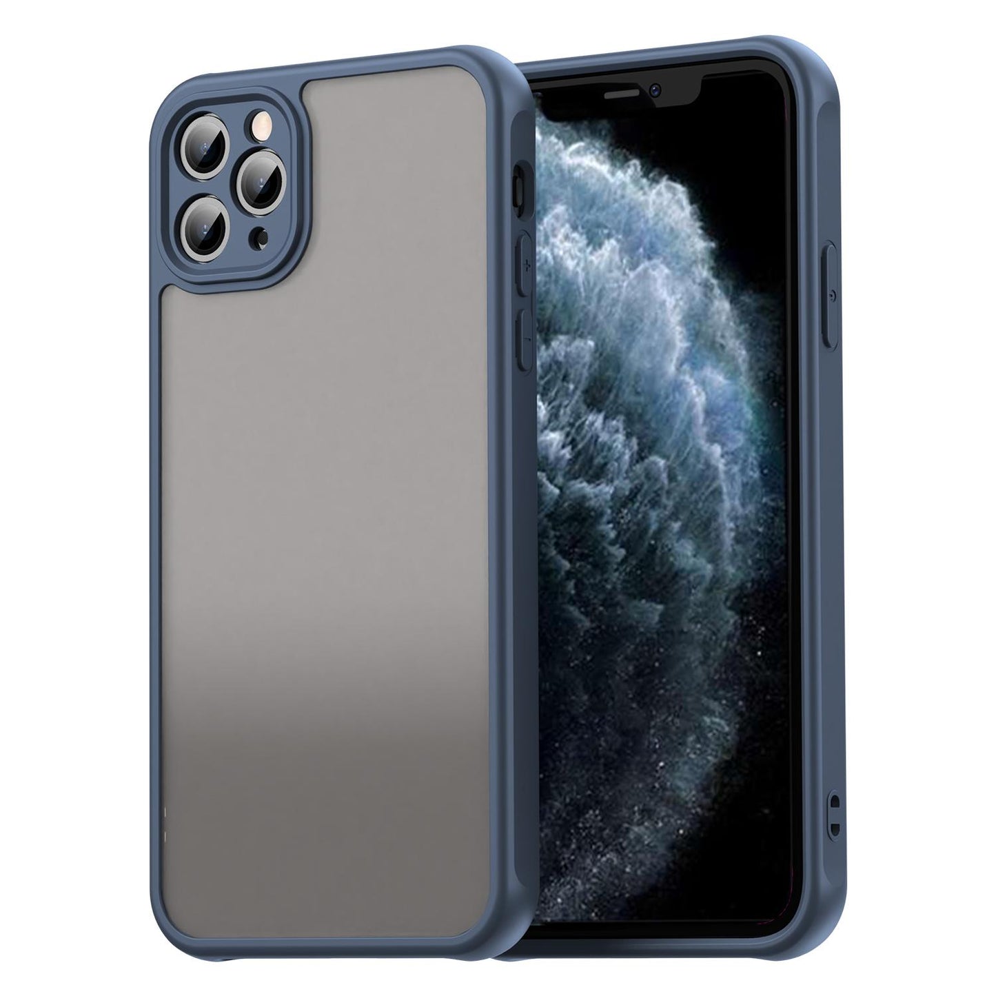 Apple iPhone 11 Pro Max TPU Hybrid PC Frosted Phone Case with Durable Scratch, Dirt & Wear Protection, Precise Cutouts, Lightweight Easy-Fit Slim Cover