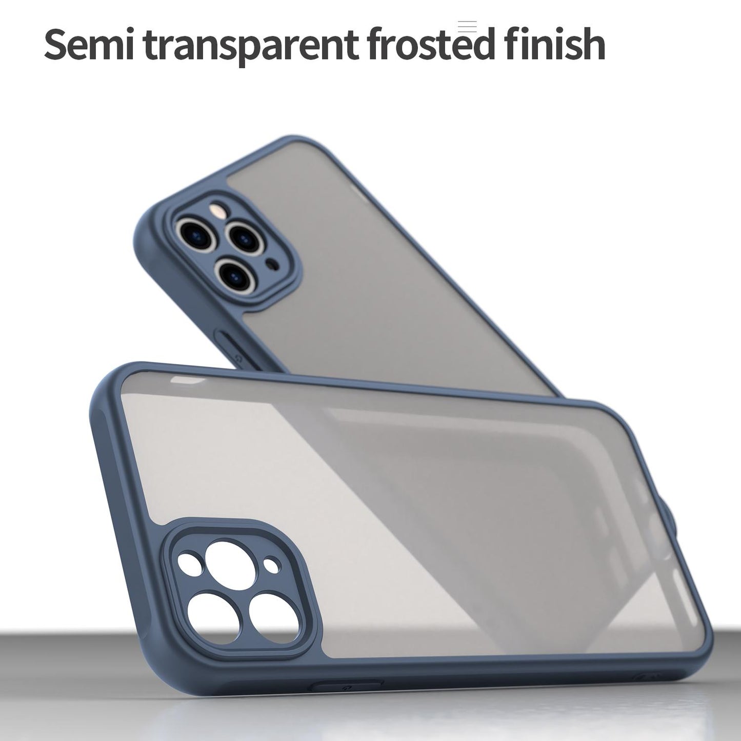 Apple iPhone 11 Pro Max TPU Hybrid PC Frosted Phone Case with Durable Scratch, Dirt & Wear Protection, Precise Cutouts, Lightweight Easy-Fit Slim Cover