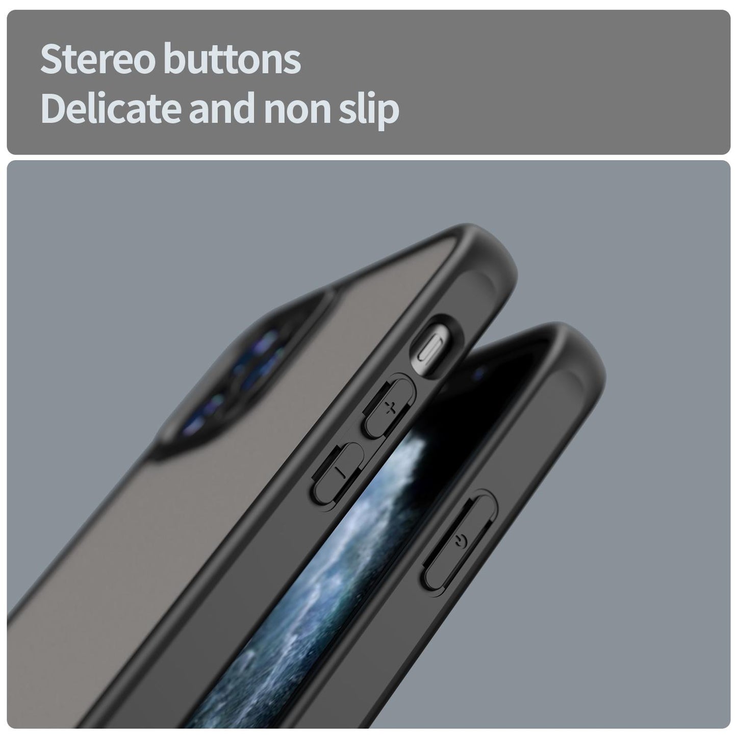 Apple iPhone 11 Pro TPU Hybrid PC Frosted Phone Case with Durable Scratch, Dirt & Wear Protection, Precise Cutouts, Lightweight Easy-Fit Slim Cover
