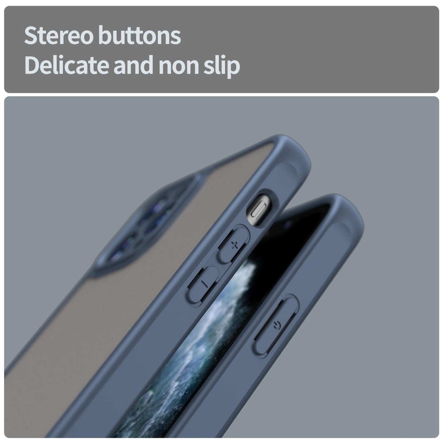 Apple iPhone 11 Pro TPU Hybrid PC Frosted Phone Case with Durable Scratch, Dirt & Wear Protection, Precise Cutouts, Lightweight Easy-Fit Slim Cover
