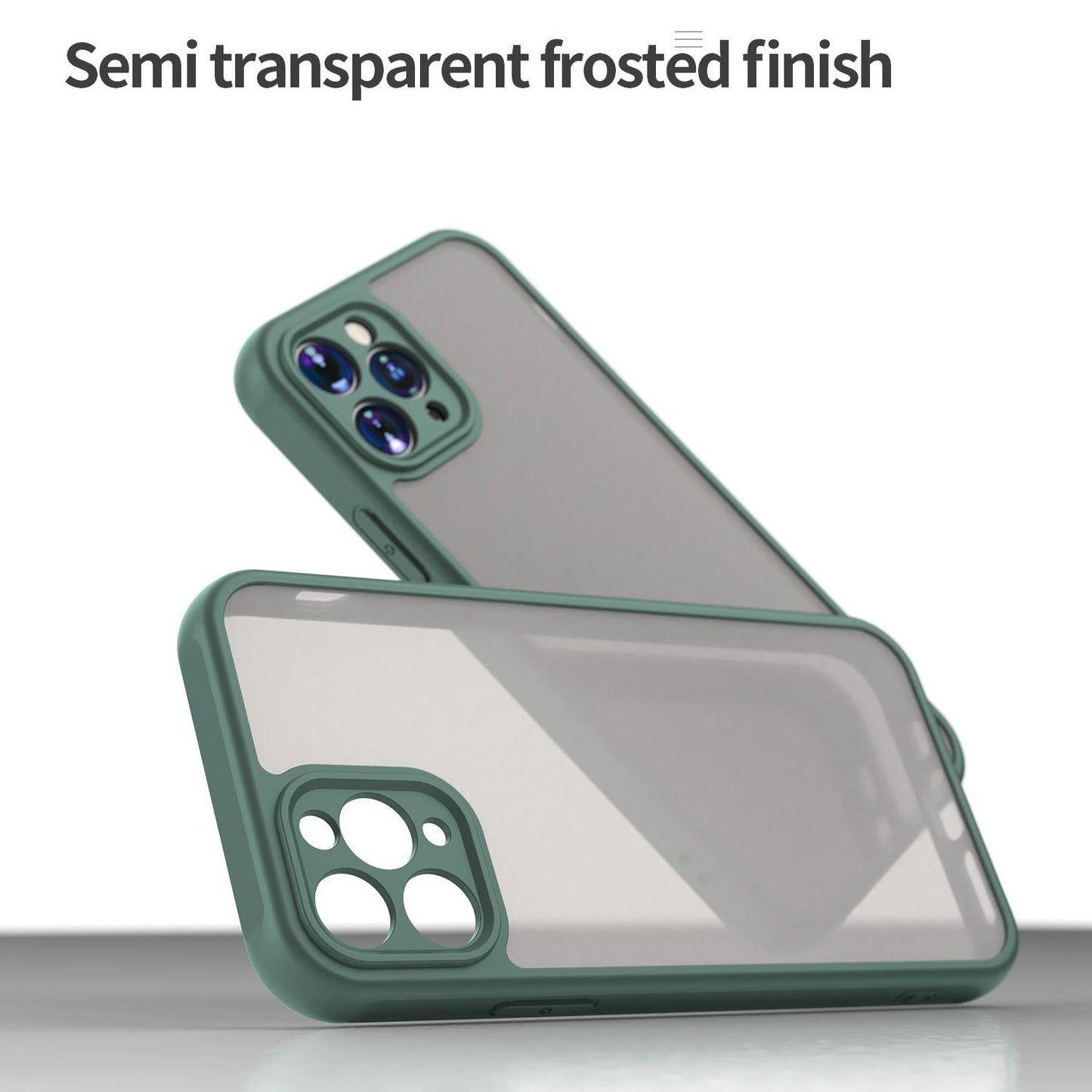 Apple iPhone 11 Pro TPU Hybrid PC Frosted Phone Case with Durable Scratch, Dirt & Wear Protection, Precise Cutouts, Lightweight Easy-Fit Slim Cover