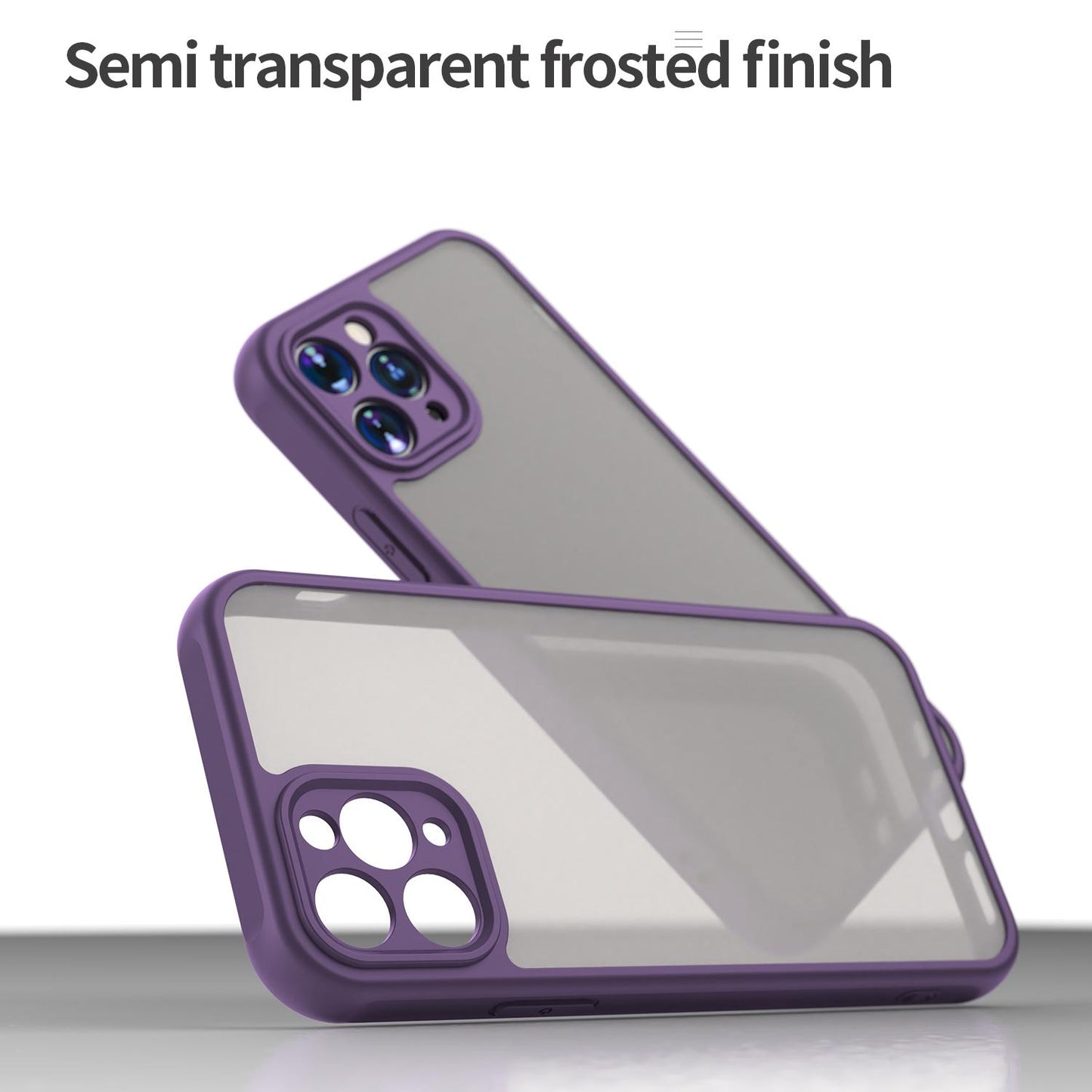 Apple iPhone 11 Pro TPU Hybrid PC Frosted Phone Case with Durable Scratch, Dirt & Wear Protection, Precise Cutouts, Lightweight Easy-Fit Slim Cover