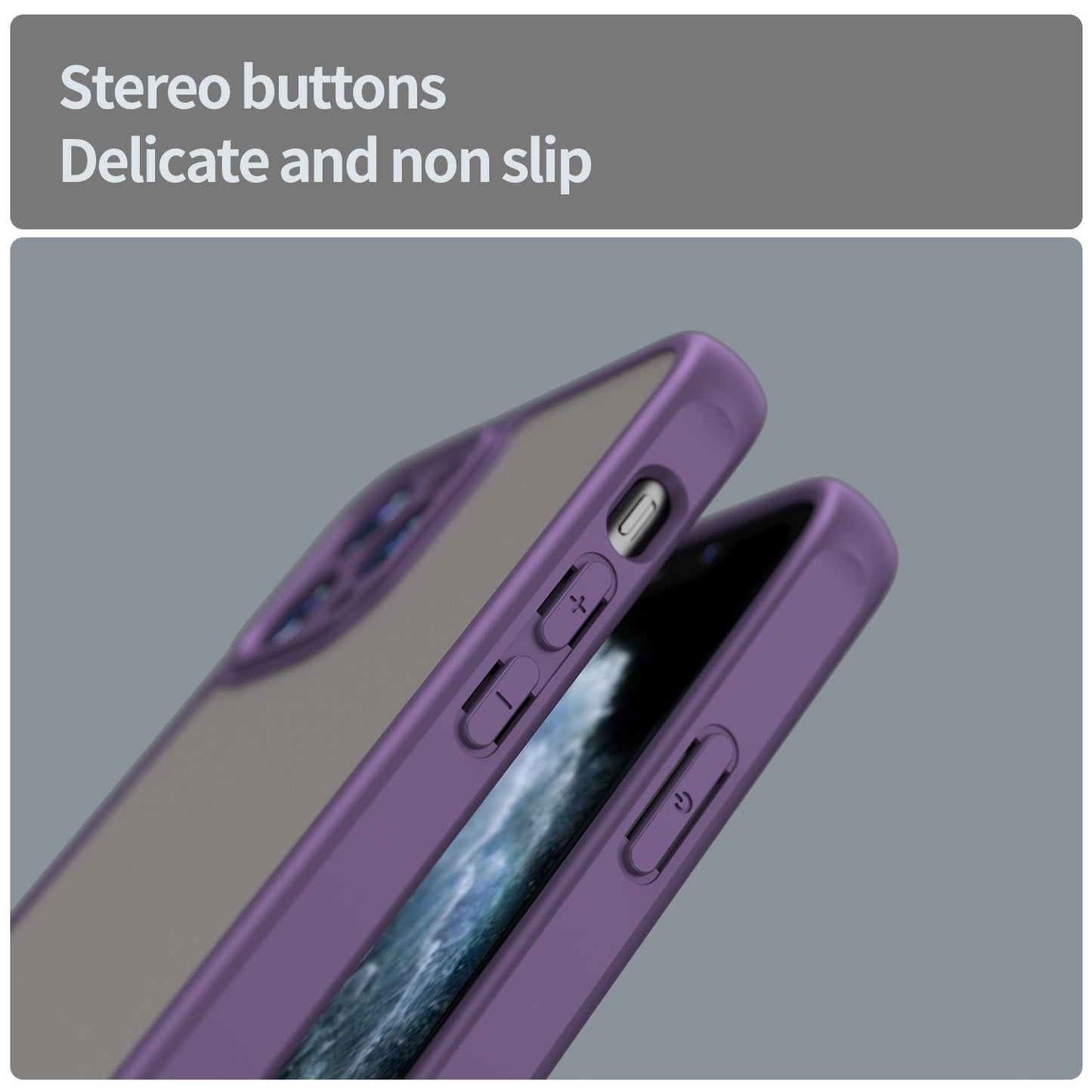Apple iPhone 11 Pro TPU Hybrid PC Frosted Phone Case with Durable Scratch, Dirt & Wear Protection, Precise Cutouts, Lightweight Easy-Fit Slim Cover