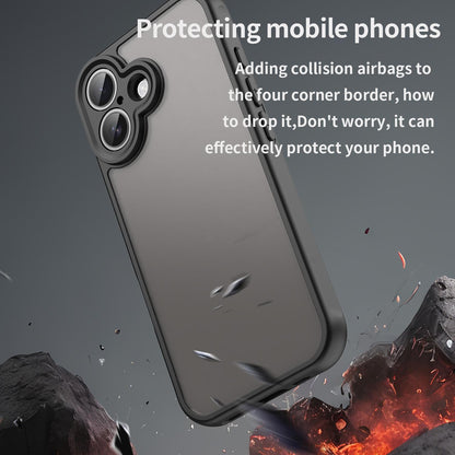 Apple iPhone 17 TPU Hybrid PC Frosted Phone Case with Durable Scratch, Dirt & Wear Protection, Precise Cutouts, Lightweight Easy-Fit Slim Cover