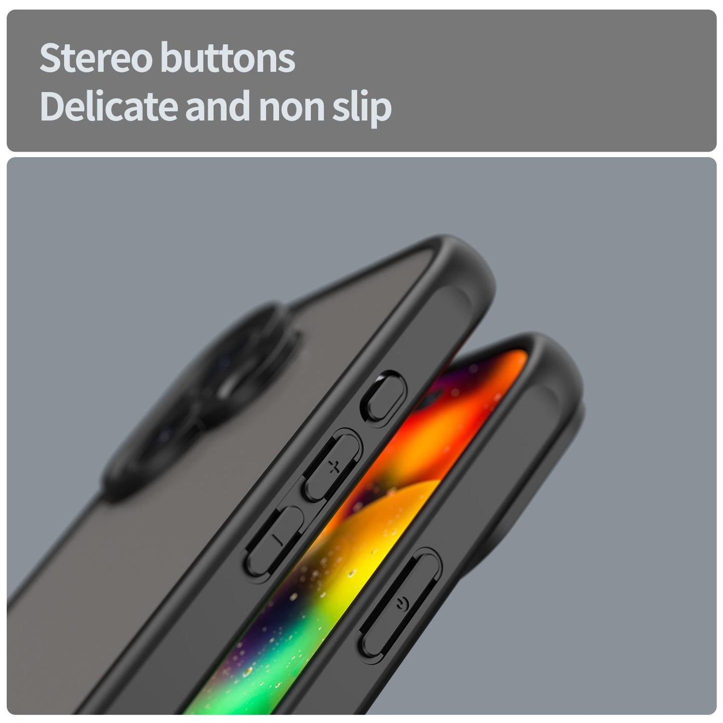 Apple iPhone 17 TPU Hybrid PC Frosted Phone Case with Durable Scratch, Dirt & Wear Protection, Precise Cutouts, Lightweight Easy-Fit Slim Cover