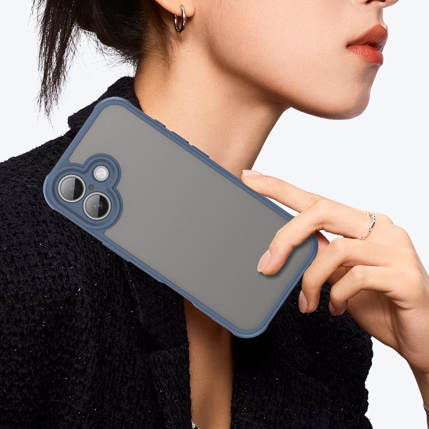 Apple iPhone 17 TPU Hybrid PC Frosted Phone Case with Durable Scratch, Dirt & Wear Protection, Precise Cutouts, Lightweight Easy-Fit Slim Cover