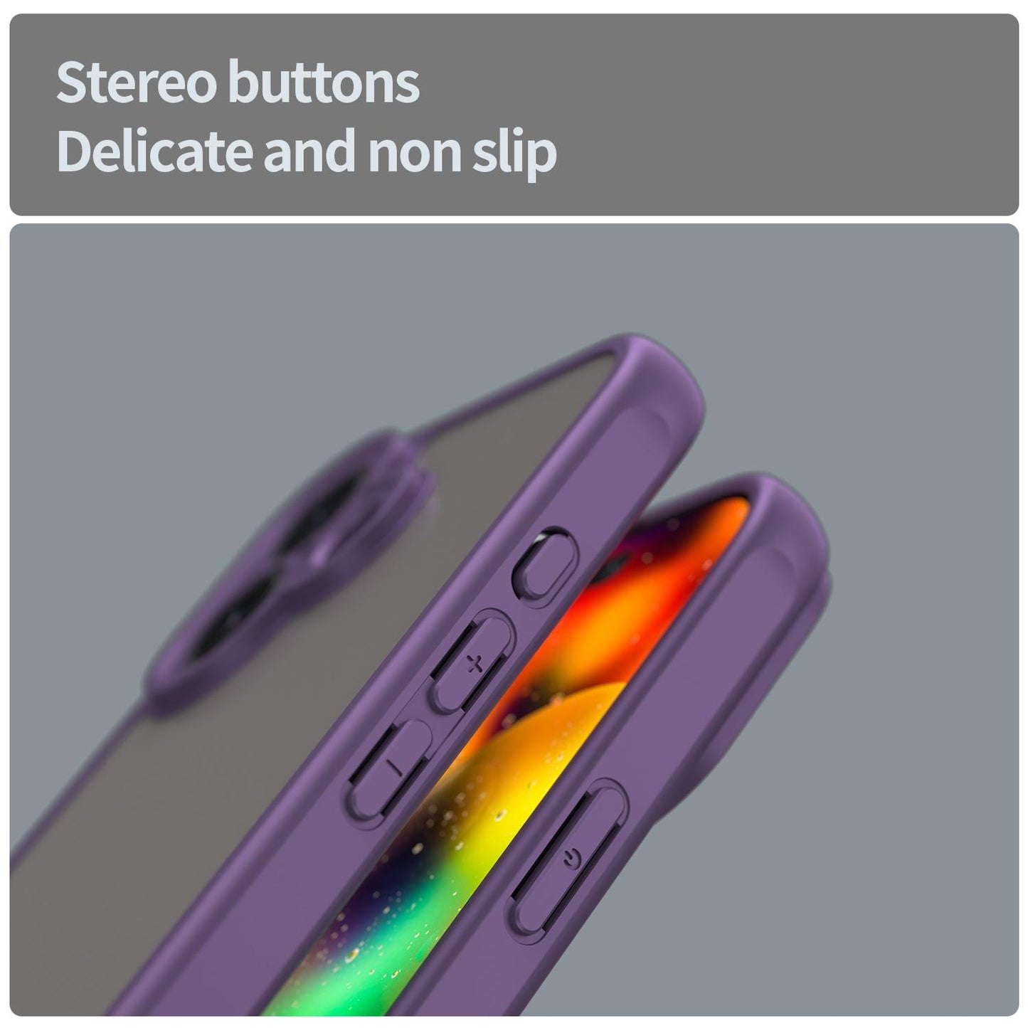Apple iPhone 17 TPU Hybrid PC Frosted Phone Case with Durable Scratch, Dirt & Wear Protection, Precise Cutouts, Lightweight Easy-Fit Slim Cover