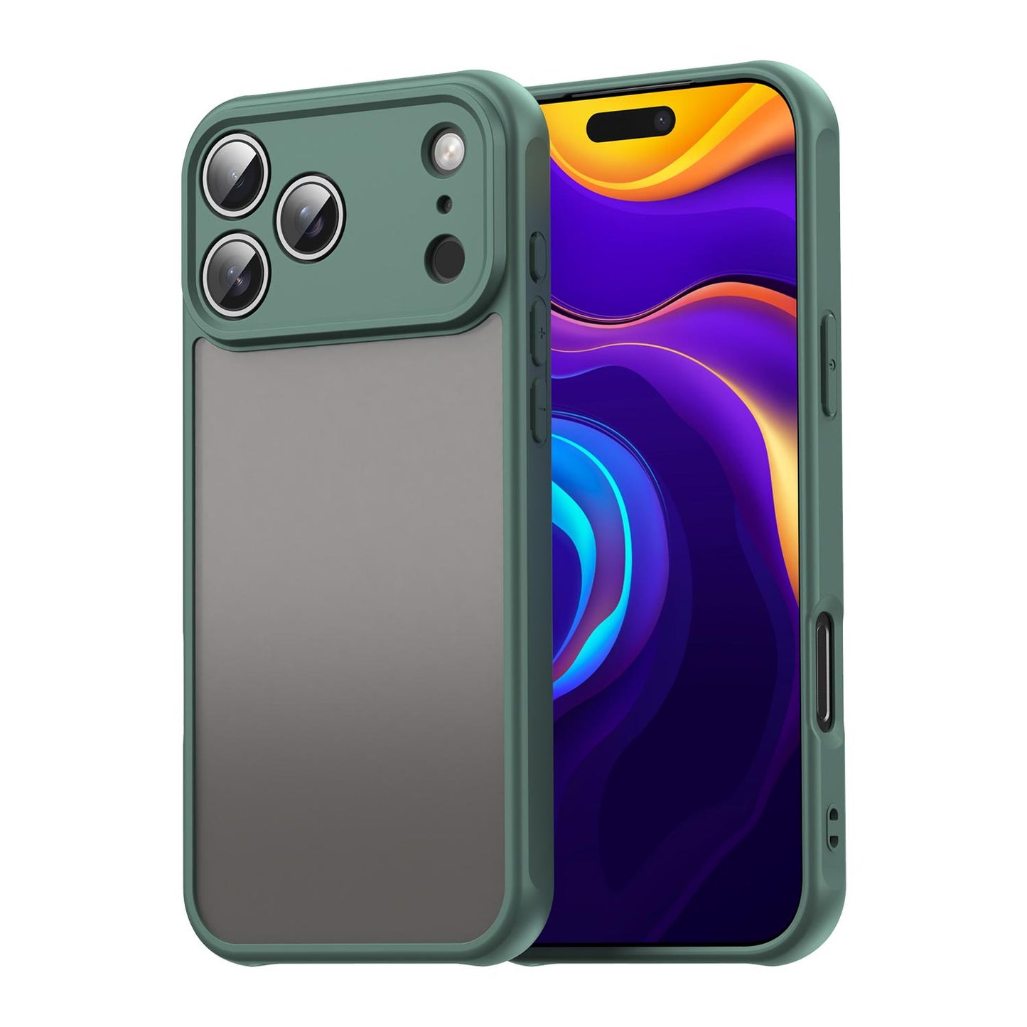 Apple iPhone 17 Pro Max TPU Hybrid PC Frosted Phone Case with Durable Scratch, Dirt & Wear Protection, Precise Cutouts, Lightweight Easy-Fit Slim Cover