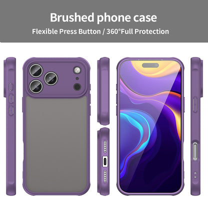 Apple iPhone 17 Pro Max TPU Hybrid PC Frosted Phone Case with Durable Scratch, Dirt & Wear Protection, Precise Cutouts, Lightweight Easy-Fit Slim Cover