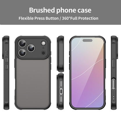 Apple iPhone 17 Pro TPU Hybrid PC Frosted Phone Case with Durable Scratch, Dirt & Wear Protection, Precise Cutouts, Lightweight Easy-Fit Slim Cover
