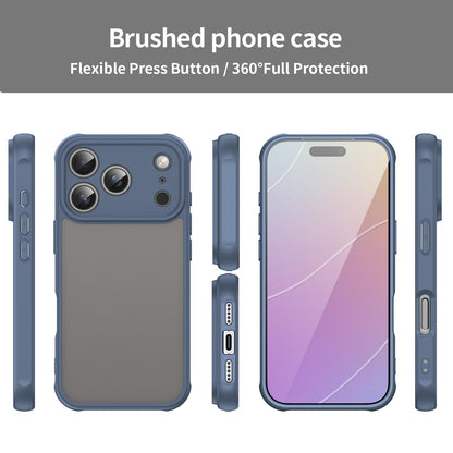 Apple iPhone 17 Pro TPU Hybrid PC Frosted Phone Case with Durable Scratch, Dirt & Wear Protection, Precise Cutouts, Lightweight Easy-Fit Slim Cover