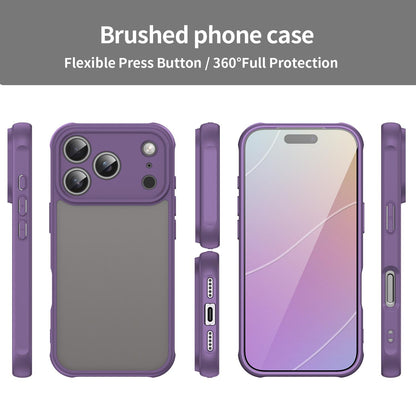 Apple iPhone 17 Pro TPU Hybrid PC Frosted Phone Case with Durable Scratch, Dirt & Wear Protection, Precise Cutouts, Lightweight Easy-Fit Slim Cover