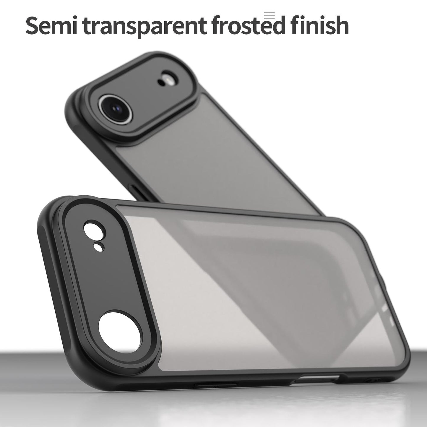 Apple iPhone Air TPU Hybrid PC Frosted Phone Case with Durable Scratch, Dirt & Wear Protection, Precise Cutouts, Lightweight Easy-Fit Slim Cover