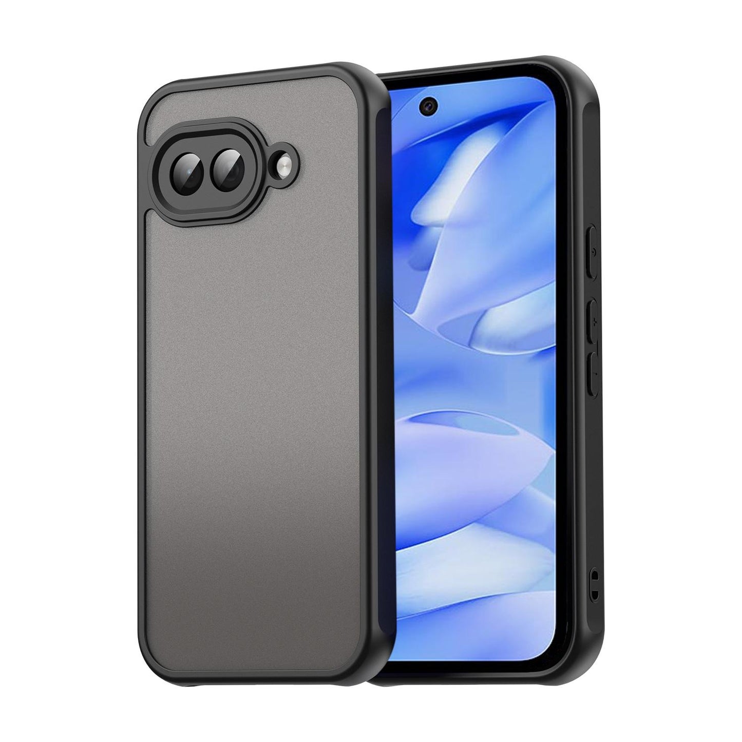 Google Pixel 9a TPU Hybrid PC Frosted Phone Case with Durable Scratch, Dirt & Wear Protection, Precise Cutouts, Lightweight Easy-Fit Slim Cover