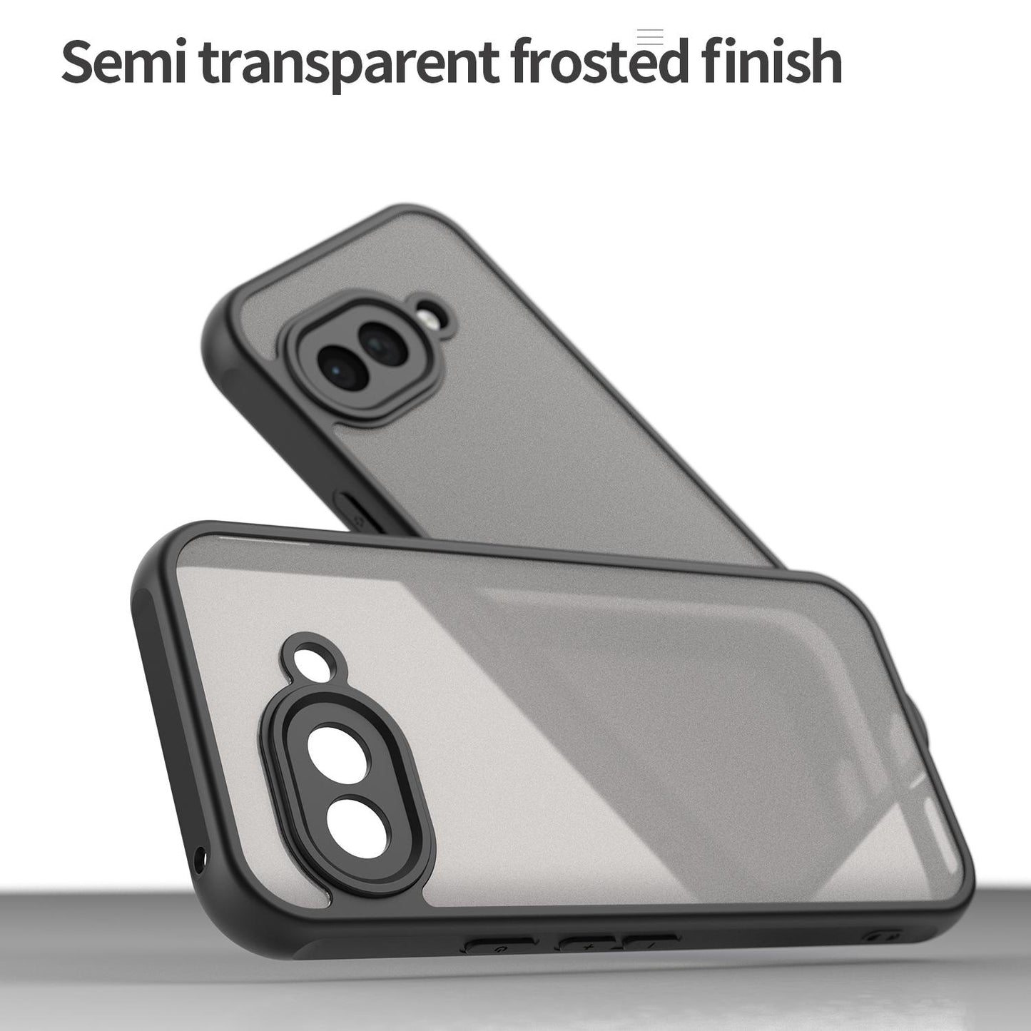 Google Pixel 9a TPU Hybrid PC Frosted Phone Case with Durable Scratch, Dirt & Wear Protection, Precise Cutouts, Lightweight Easy-Fit Slim Cover