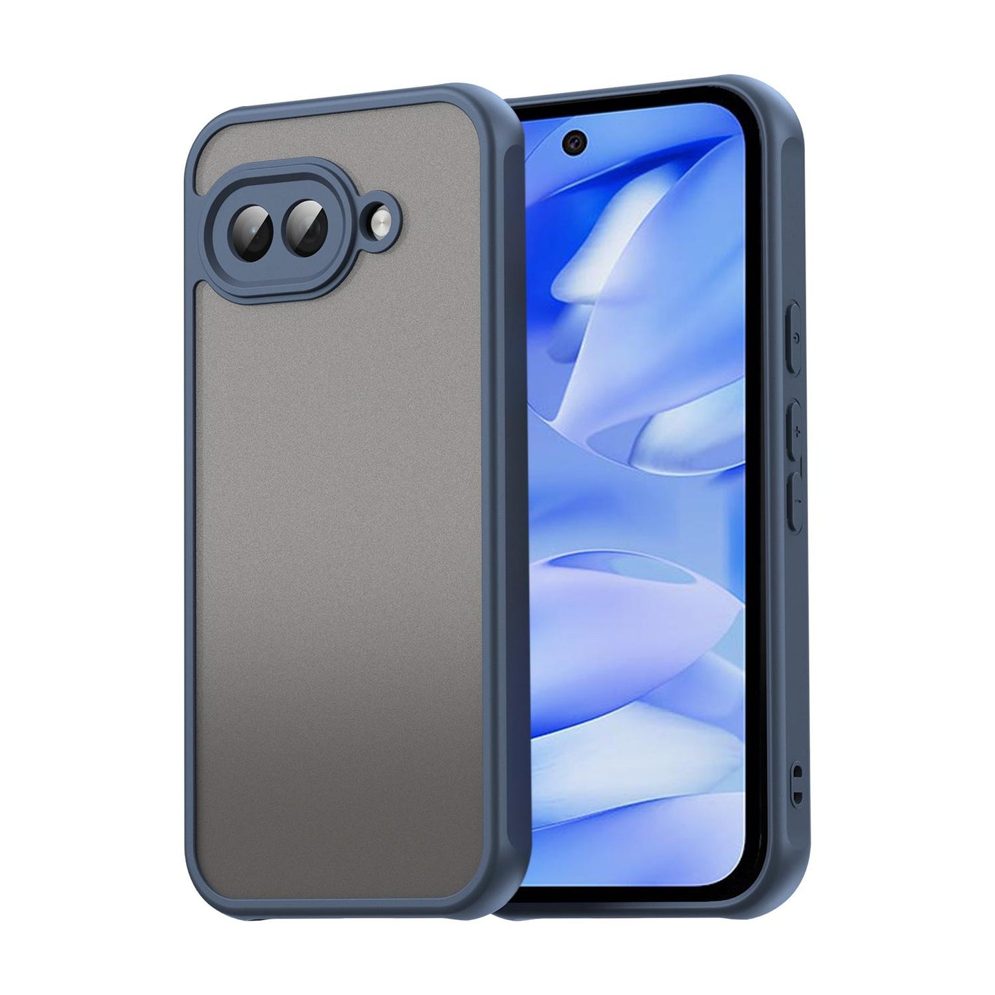Google Pixel 9a TPU Hybrid PC Frosted Phone Case with Durable Scratch, Dirt & Wear Protection, Precise Cutouts, Lightweight Easy-Fit Slim Cover