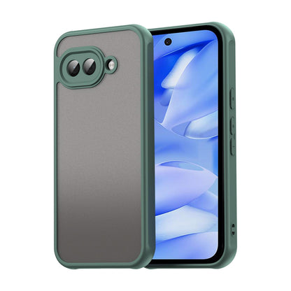 Google Pixel 9a TPU Hybrid PC Frosted Phone Case with Durable Scratch, Dirt & Wear Protection, Precise Cutouts, Lightweight Easy-Fit Slim Cover