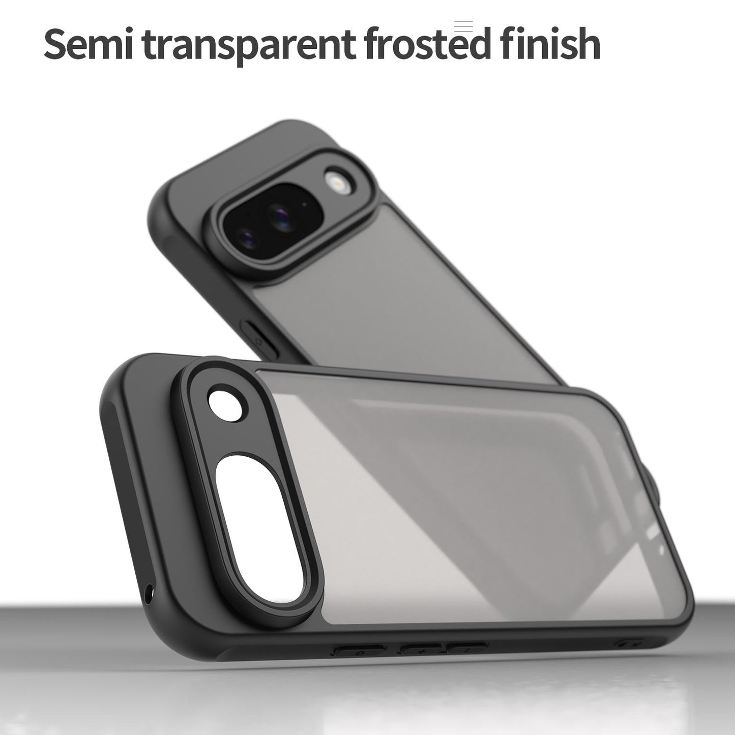Google Pixel 9 TPU Hybrid PC Frosted Phone Case with Durable Scratch, Dirt & Wear Protection, Precise Cutouts, Lightweight Easy-Fit Slim Cover