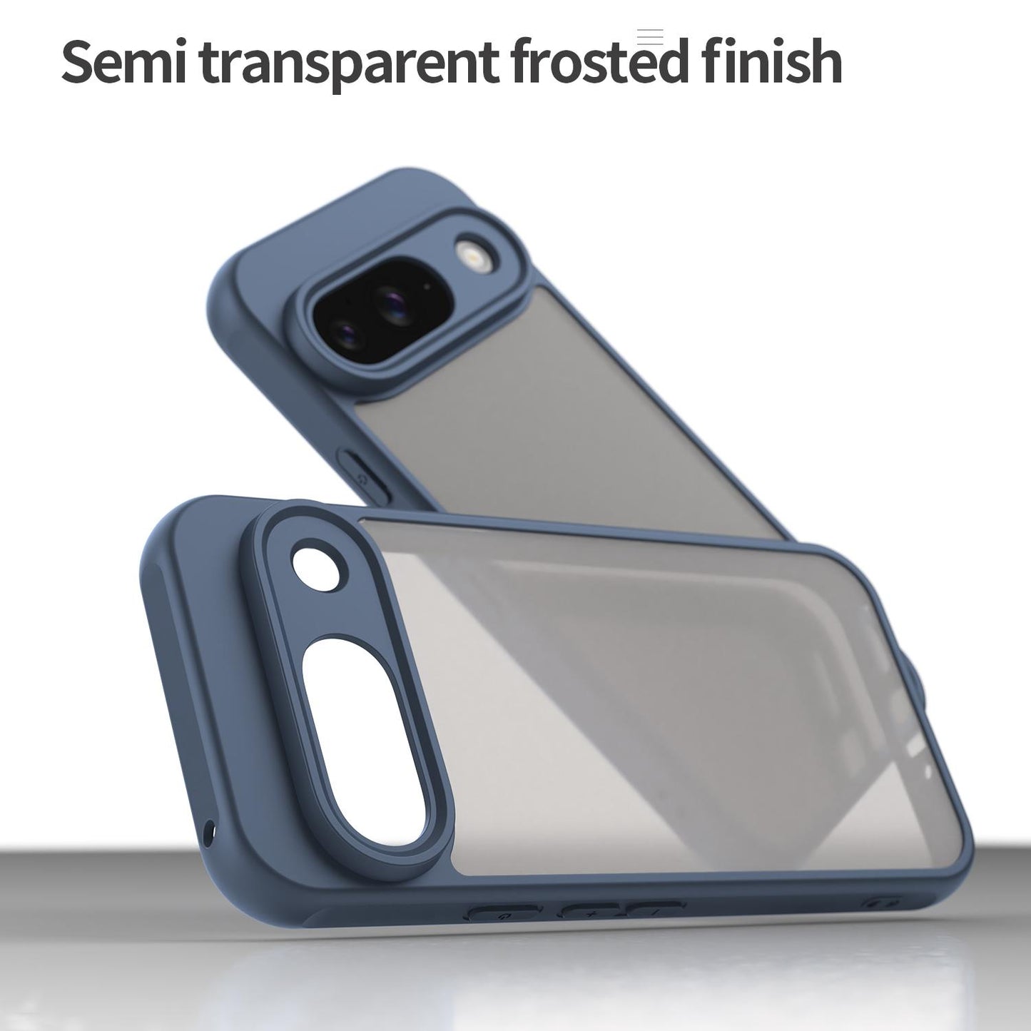 Google Pixel 9 TPU Hybrid PC Frosted Phone Case with Durable Scratch, Dirt & Wear Protection, Precise Cutouts, Lightweight Easy-Fit Slim Cover
