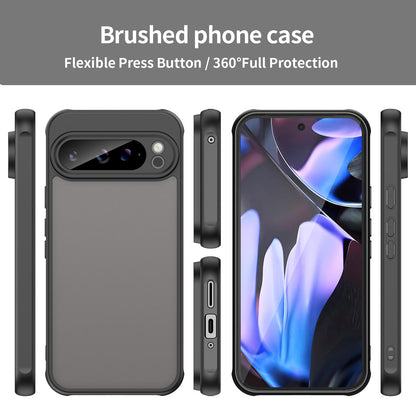 Google Pixel 9 Pro XL TPU Hybrid PC Frosted Phone Case with Durable Scratch, Dirt & Wear Protection, Precise Cutouts, Lightweight Easy-Fit Slim Cover