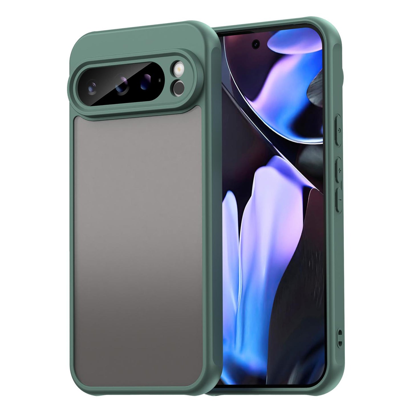Google Pixel 9 Pro XL TPU Hybrid PC Frosted Phone Case with Durable Scratch, Dirt & Wear Protection, Precise Cutouts, Lightweight Easy-Fit Slim Cover