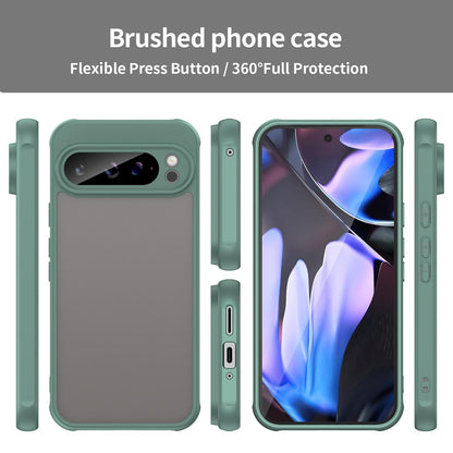 Google Pixel 9 Pro XL TPU Hybrid PC Frosted Phone Case with Durable Scratch, Dirt & Wear Protection, Precise Cutouts, Lightweight Easy-Fit Slim Cover