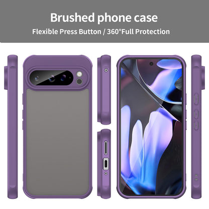 Google Pixel 9 Pro XL TPU Hybrid PC Frosted Phone Case with Durable Scratch, Dirt & Wear Protection, Precise Cutouts, Lightweight Easy-Fit Slim Cover