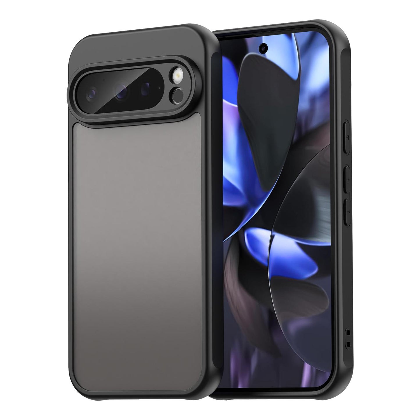 Google Pixel 9 Pro TPU Hybrid PC Frosted Phone Case with Durable Scratch, Dirt & Wear Protection, Precise Cutouts, Lightweight Easy-Fit Slim Cover