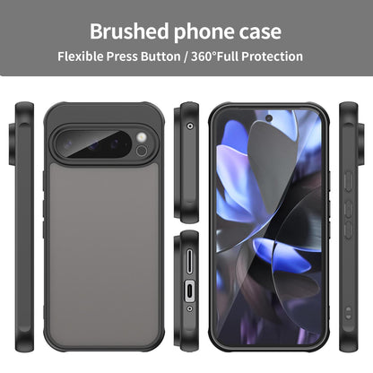 Google Pixel 9 Pro TPU Hybrid PC Frosted Phone Case with Durable Scratch, Dirt & Wear Protection, Precise Cutouts, Lightweight Easy-Fit Slim Cover